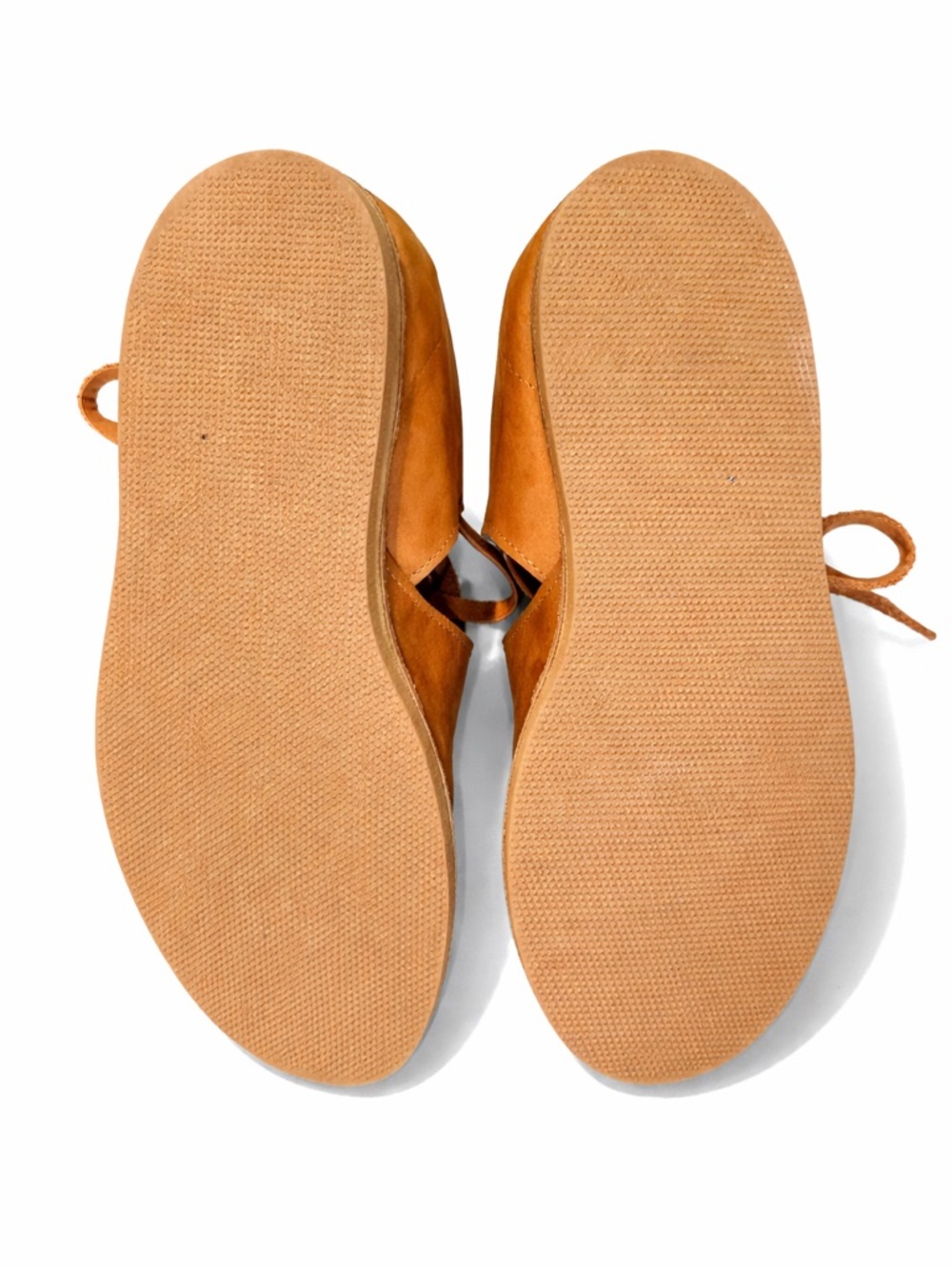 BEAUTIFUL! Wild Soles Suede Leather Moccasin Shoe w/Buffalo Head Nickel Button - Picture 4 of 9
